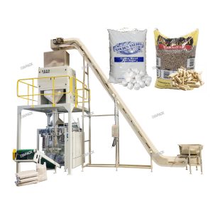 15kg wooden pellets vffs bag forming filling sealing bagging machine