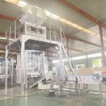 One set automatic 1-3.5kg detergent powder packaging machine ready for delivery .