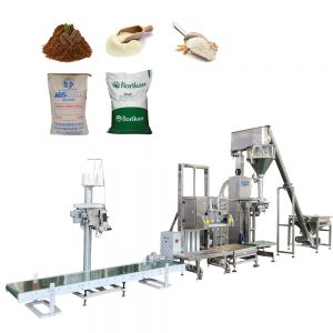 Halvautomatisk skruemålemaskin for pulverprodukt