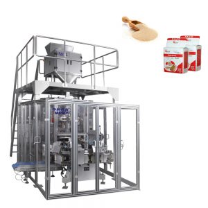 Automatic granule brick vacuum bag packaging machine