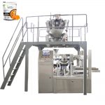 Automatic pre-made bag taking opening filling packaging machine for dry fruit