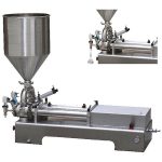 dual heads piston filler for viscous liquid