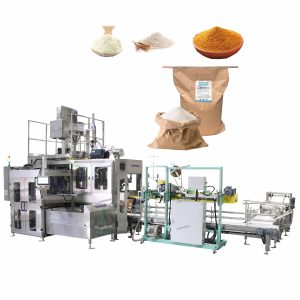 Automatic 25kg milk powder weighing bagging machine