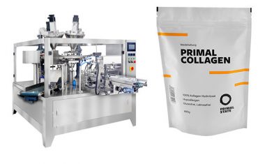 Automatisk pulverpakkemaskin for doybag med glidelås