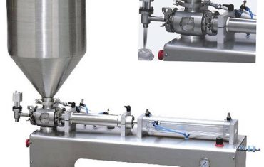 Enkelt hode stempelfyller viskøs væske