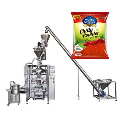 vffs bagger pakkemaskin med snegle fyller for paprika og chili matpulver