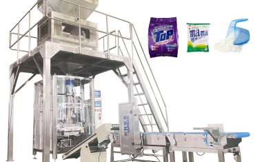Automatic detergent powder bag forming filling sealing packaging machine