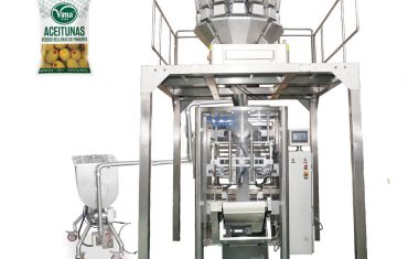 Automatic vertical forming filling sealing packaging machine with multihead scales